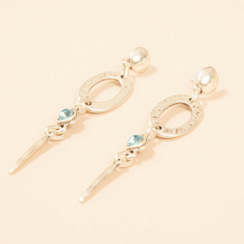 Octavia Earrings - Blue