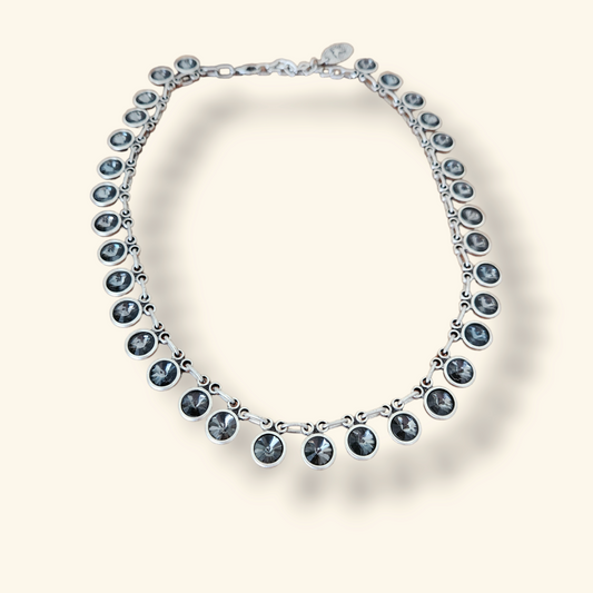 Aqua Necklace - Charcoal Grey
