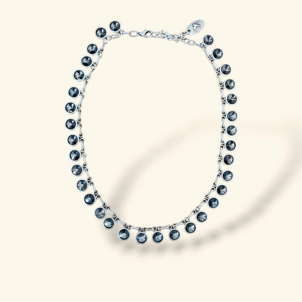 Aqua Necklace - Charcoal Grey