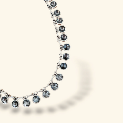 Aqua Necklace - Charcoal Grey