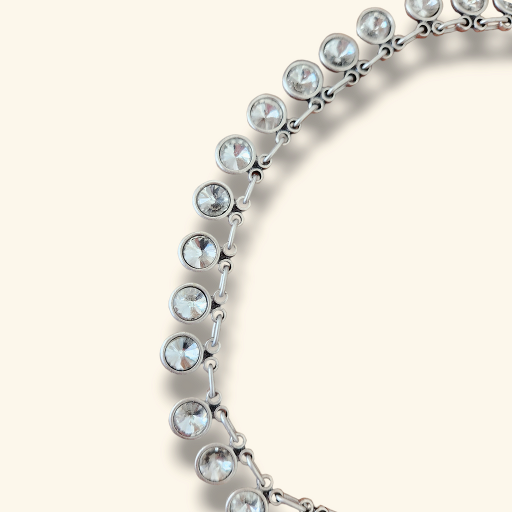 Aqua Necklace - Crystal Clear