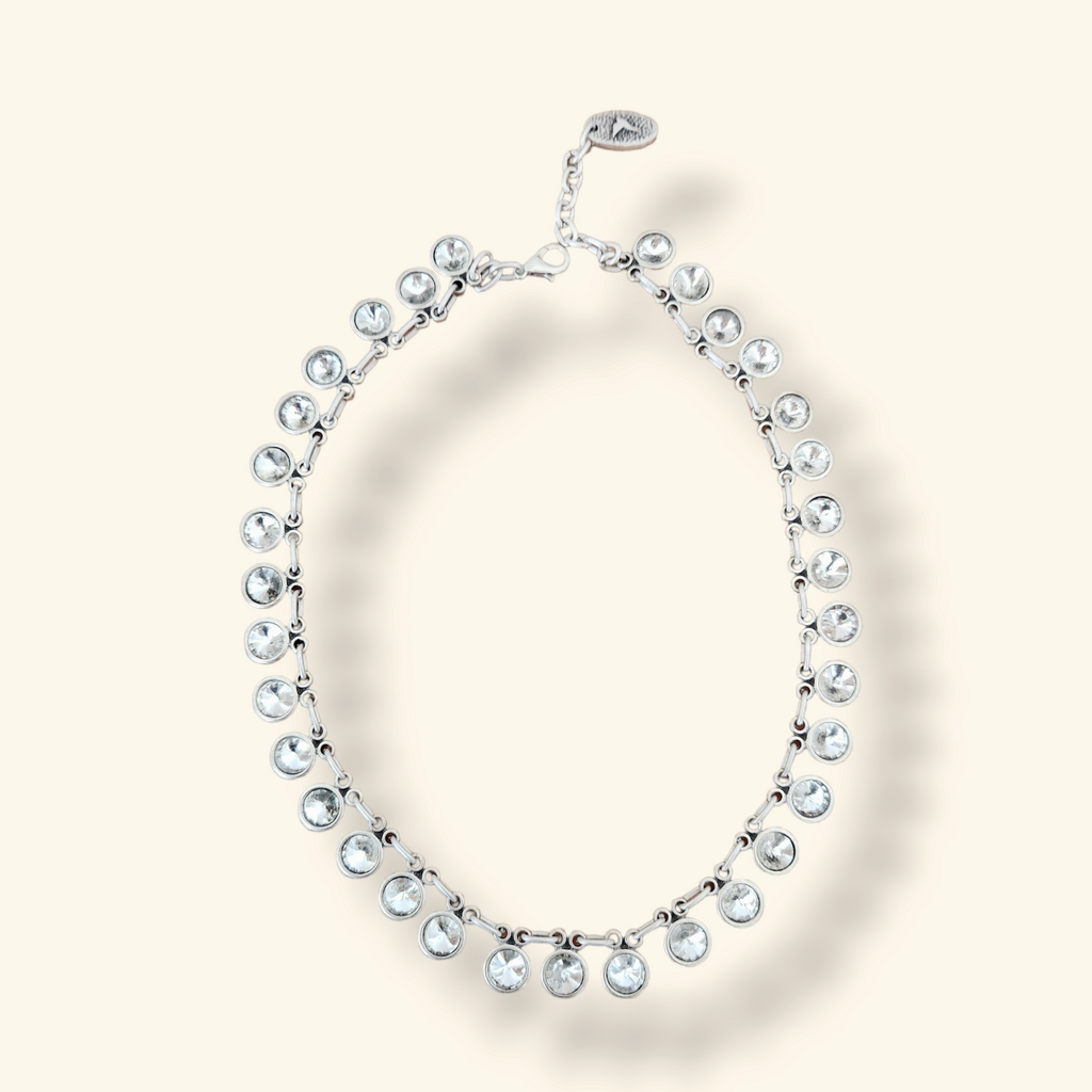 Aqua Necklace - Crystal Clear