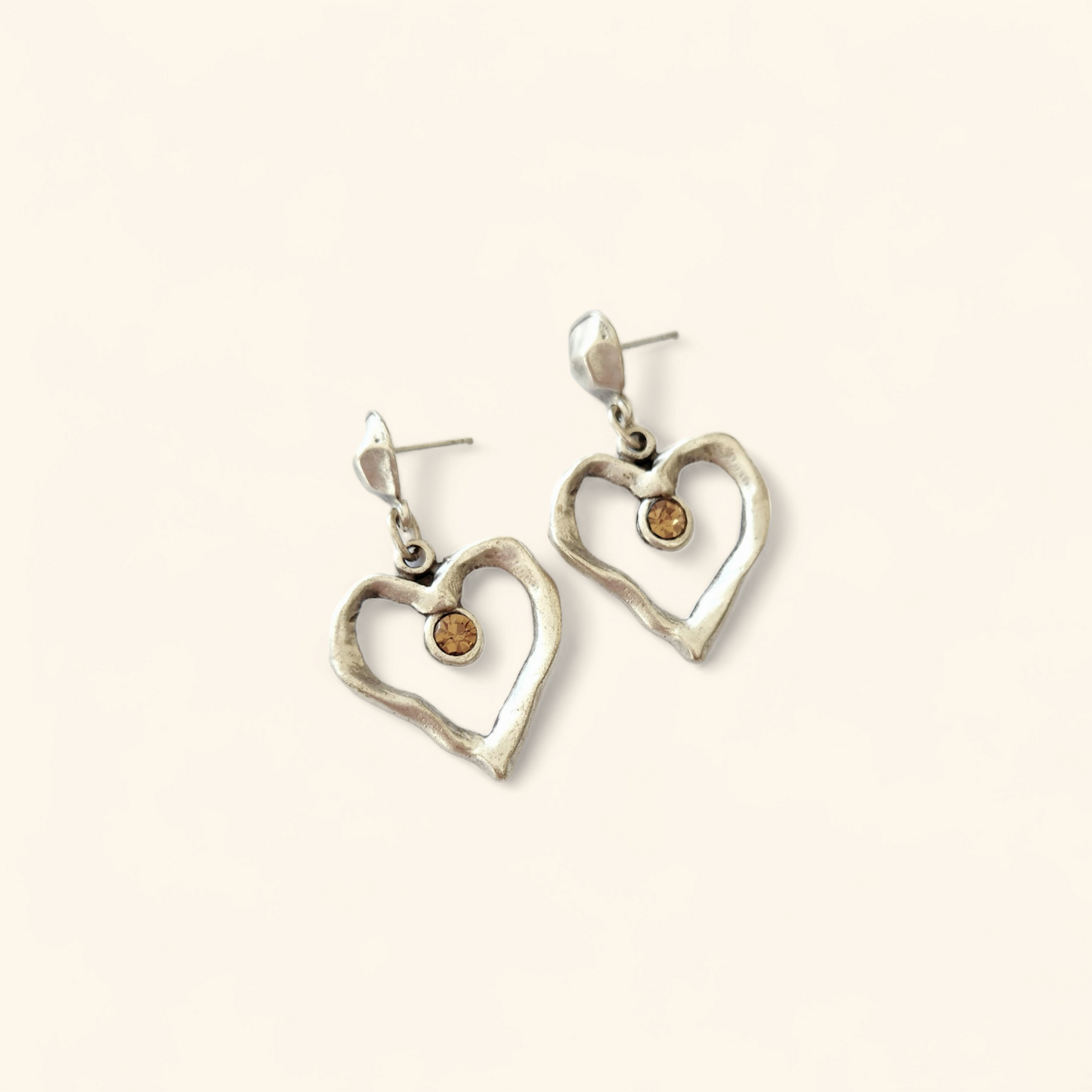 Lori Earrings - Crystal Champayne